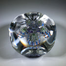 Vintage Perthshire Faceted Art Glass Paperweight Patterned Complex Millefiori PP14