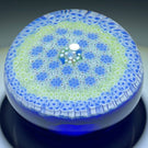Matt Fimiano 2020 Concentric Complex Millefiori on Blue Ground