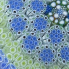 Matt Fimiano 2020 Concentric Complex Millefiori on Blue Ground