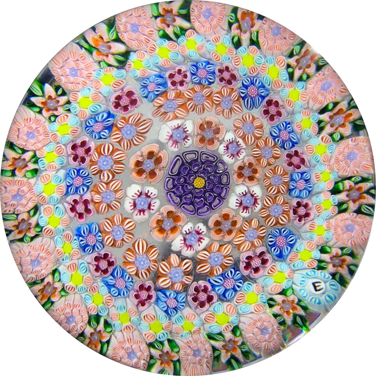 Contemporary Drew Ebelhare Complex Concentric Millefiori