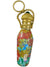 Antique Venetian Scent Bottle with Murrine of a Woman & Aventurine