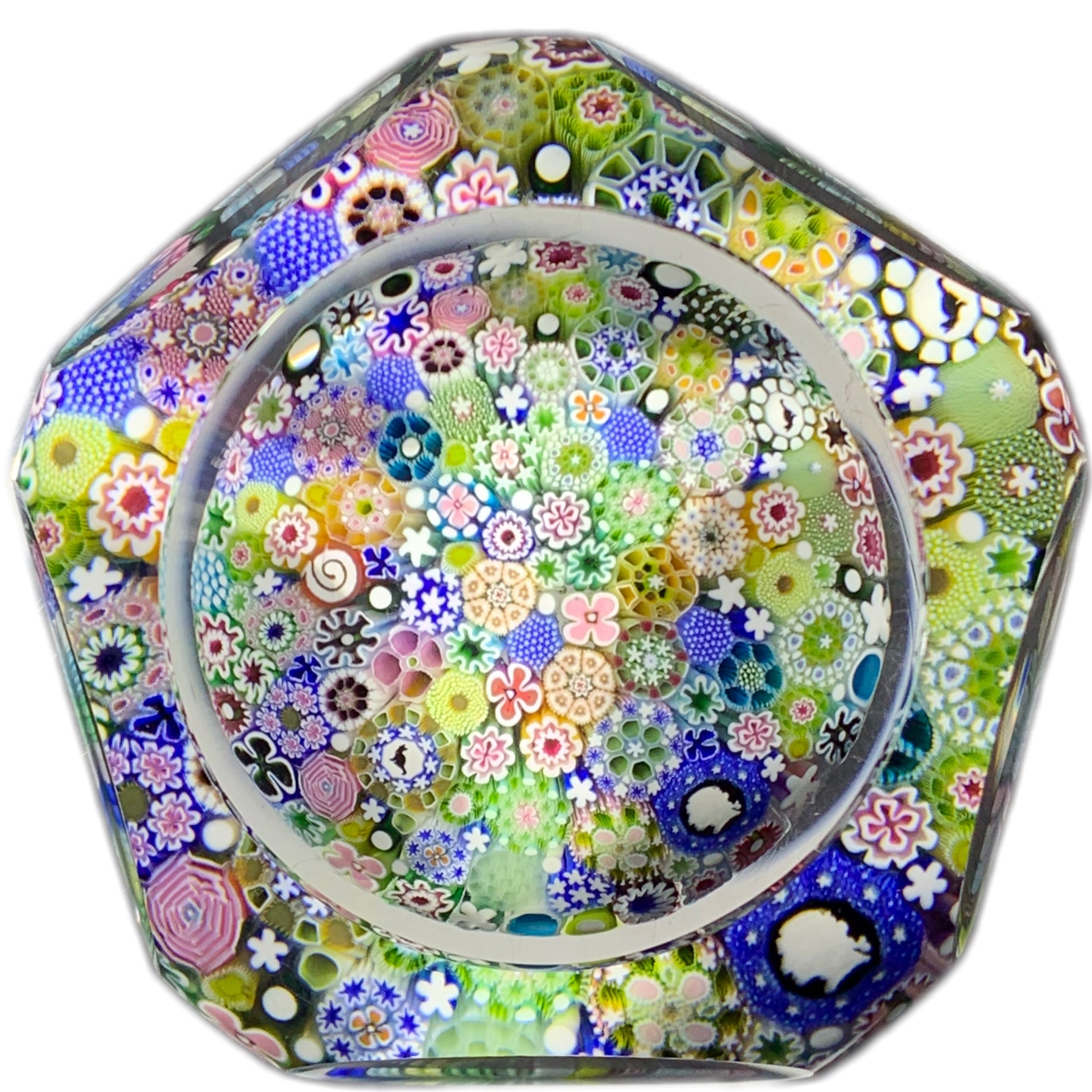 Magnum Damon MacNaught 2019 Faceted Closepack Millefiori with Silhouette Canes