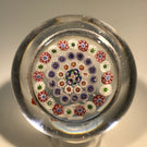Antique Baccarat Miniature Art Glass Paperweight Concentric Complex Millefiori