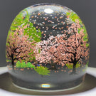 Alison Ruzsa 2020 Encapsulated Hand Painted Enamels Cherry Blossom Flurry