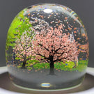 Alison Ruzsa 2020 Encapsulated Hand Painted Enamels Cherry Blossom Flurry