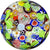 Chris Sherwin 2019 Closepack Complex Millefiori with Nosegay Decoration on White