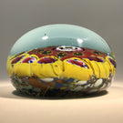 Vintage German Art Glass Paperweight Concentric Complex Millefiori