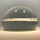 Antique Albert Graeser Art Glass Paperweight Hand-Painted IOOF Plaque