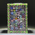 Tomasz Gondek 2022 Glass Art Paperweight Faceted Rectangular Closepack Complex Millefiori Plaque with Butterfly