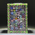 Tomasz Gondek 2022 Glass Art Paperweight Faceted Rectangular Closepack Complex Millefiori Plaque with Butterfly