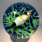 Vintage Murano Art Glass Paperweight 3D Lampwork Bird on a Nest