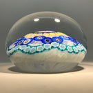 Baccarat Art Glass Paperweight Complex Millefiori with Large Hunter Gridel