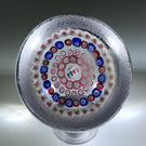 Early 20th Century Baccarat "Dupont" Art Glass Paperweight Millefiori Faux 1849 Date