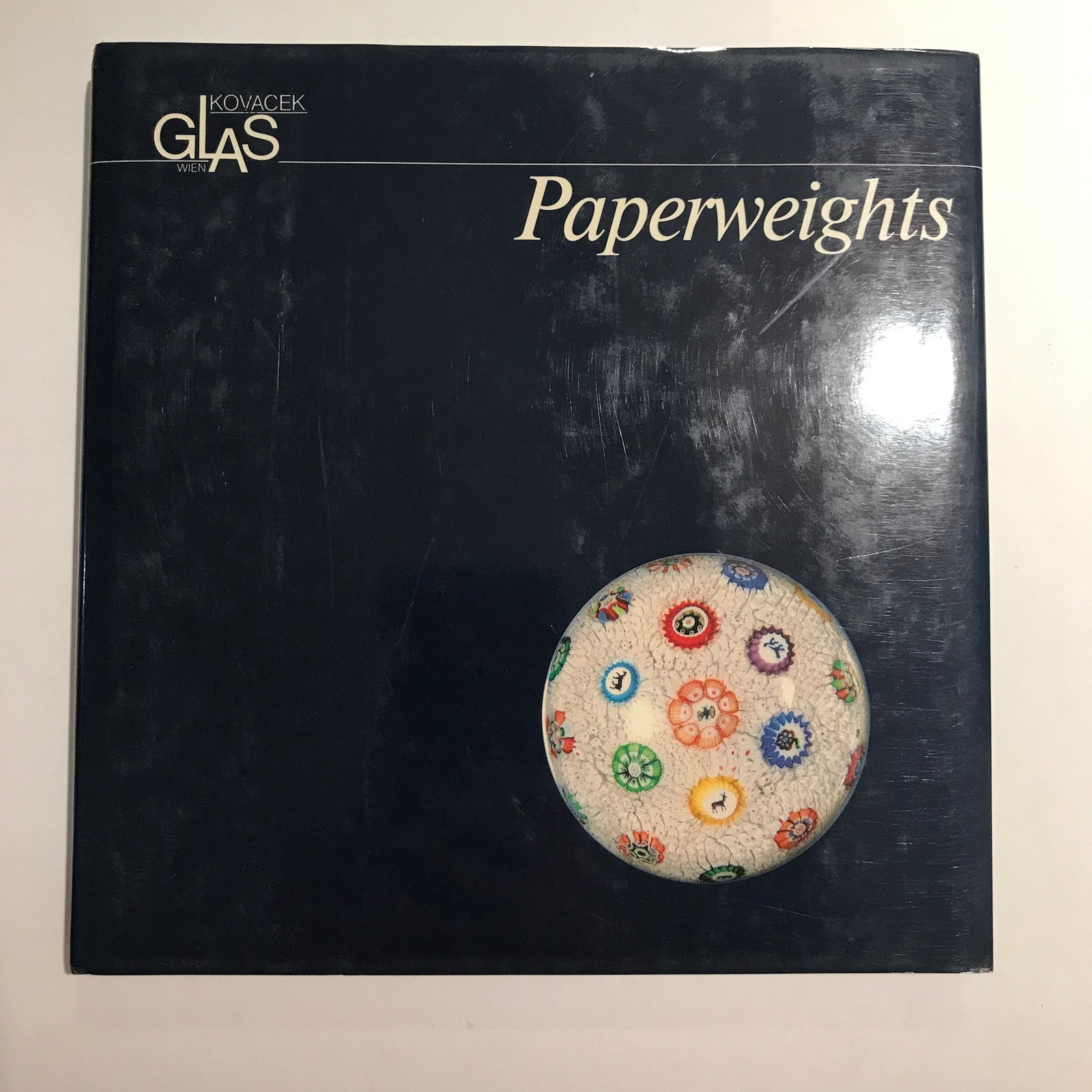 Paperweights Glass Gallery Michael Kovacek Vienna - 1987 Hardcover Reference Book