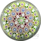 Damon MacNaught 2022 Glass Art Paperweight Highly Complex Concentric Millefiori in Staves