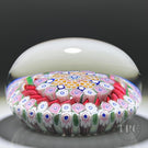 Magnum Damon MacNaught 2022 Glass Art Paperweight Complex Concentric Millefiori & Ribbon Twist Torsade