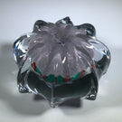 Vintage Strathearn Miniature Molded Art Glass Paperweight Concentric Millefiori