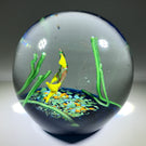 Contemporary Chinese Possibly Murano Art Glass Paperweight Lampwork Tropical fish