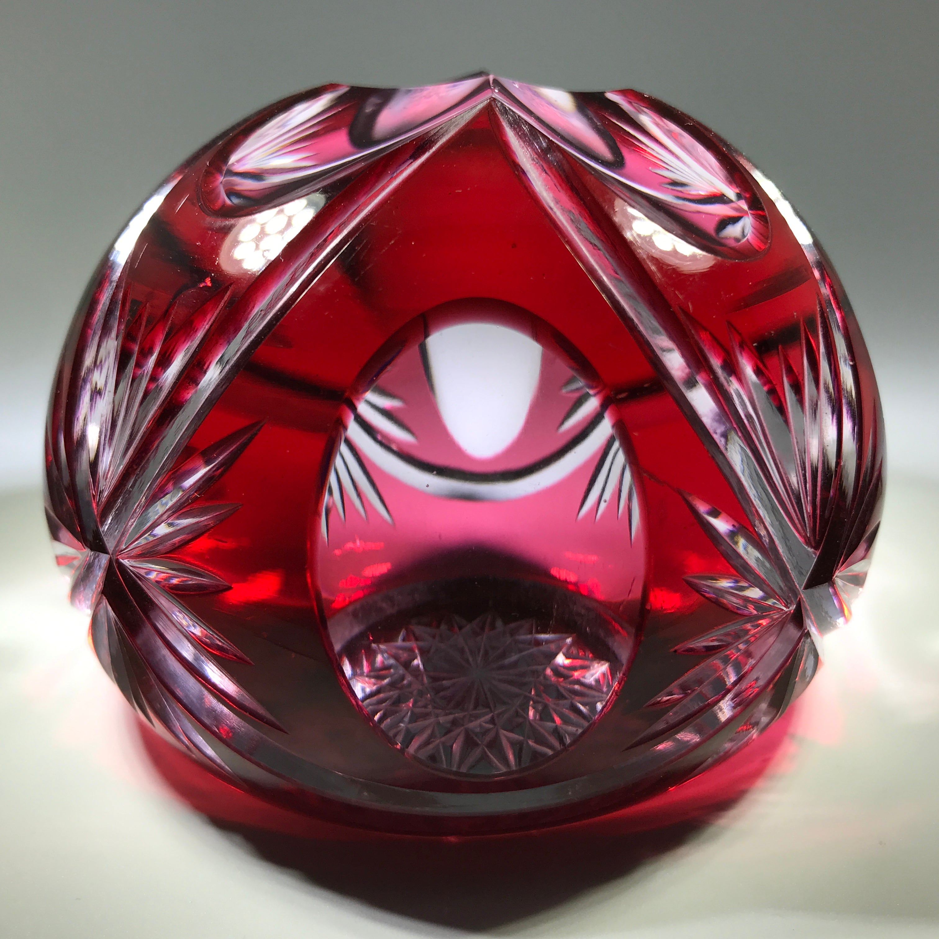 20th Century Val St Lambert Art Glass Paperweight Fancy