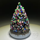 Cape Cod Glass Works Art Glass Paperweight Millefiori Christmas Tree