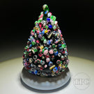 Cape Cod Glass Works Art Glass Paperweight Millefiori Christmas Tree