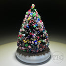 Cape Cod Glass Works Art Glass Paperweight Millefiori Christmas Tree