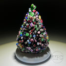 Cape Cod Glass Works Art Glass Paperweight Millefiori Christmas Tree