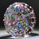 Tomasz Gondek 2021 Glass Art Paperweight Faceted Closepack Complex Millefiori Plaque