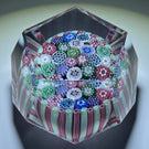 Tomasz Gondek 2020 Glass Art Paperweight Faceted Complex Millefiori Closepack Basket