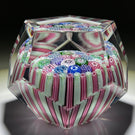 Tomasz Gondek 2020 Glass Art Paperweight Faceted Complex Millefiori Closepack Basket