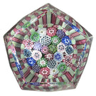 Tomasz Gondek 2020 Glass Art Paperweight Faceted Complex Millefiori Closepack Basket