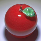Chris Sherwin Commemorative 2015 PCA Convention Table Favor Glass Art Red Apple Paperweight