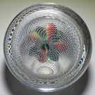 Antique New England Glass Co. NEGC Glass Art Paperweight Lampwork Basket of Fruit