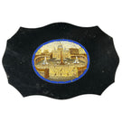 Antique Italian Micro Mosaic Saint Peter's Square Grand Tour Paperweight