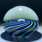John Deacons 2018 Colorful Pinwheel Paperweight with Scottish Thistle Murrine