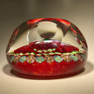 Perthshire Art Glass Paperweight Lampwork Bouquet Millefiori Twist Garland 1986B