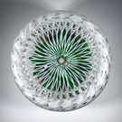 Limited Edition Saint Louis Art Glass Paperweight Lampwork Basket of Fruit Piedouche