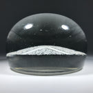 Antique Millville Art Glass Paperweight Detailed Home Sweet Home White Frit
