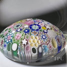 Damon MacNaught 2022 Glass Art Paperweight Bottle with Complex Closepack Millefiori