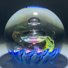 LE Selkirk Glass Scotland 2000 "Riviera" Abstract Limited Edition Glass Art Paperweight