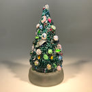 Cape Cod Glass Works Art Glass Paperweight Millefiori Christmas Tree