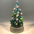 Cape Cod Glass Works Art Glass Paperweight Millefiori Christmas Tree