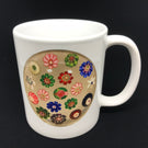 Limited Edition Art Glass Clichy Paperweight Coffee Mug Gift Idea Artist Collector Present