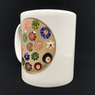 Limited Edition Art Glass Clichy Paperweight Coffee Mug Gift Idea Artist Collector Present