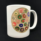 Limited Edition Art Glass Clichy Paperweight Coffee Mug Gift Idea Artist Collector Present