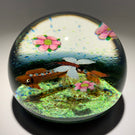 Limited Edition Caithness Scotland Compound Flamework "Trout and Mayfly" 4/100