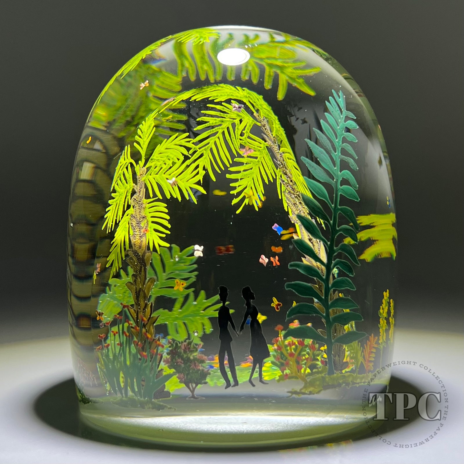 Alison Ruzsa 2022 Butterfly Garden Encapsulated Hand-Painted Enamels