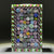 Tomasz Gondek 2022 Glass Art Paperweight Faceted Rectangular Closepack Complex Millefiori Plaque