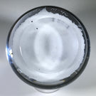 Signed Rick Ayotte Art Glass Paperweight Lampwork Cardinal w/ Red Berries & White Snow