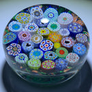 James Hart Complex Closepack Millefiori witch Silhouettes and Roses on Aventurine Ground